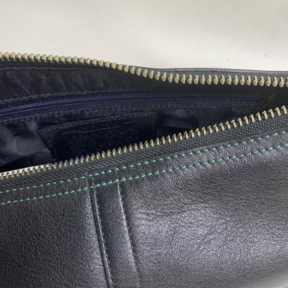 Vintage Coach Black Leather Baguette - Picture 8 of 8